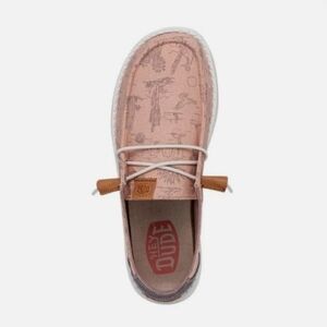 HEY DUDE- NEW Wendy Desert/Mauve Size 11